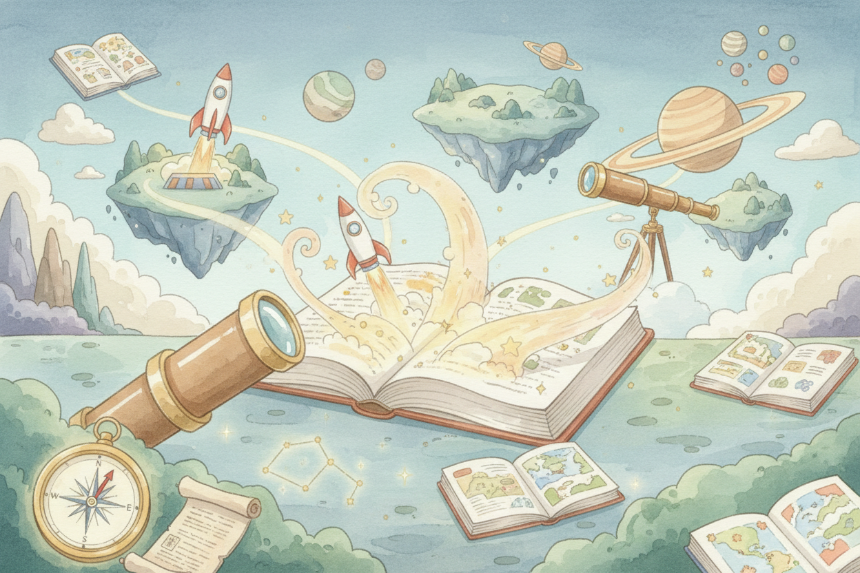 Adventurous Nurture Curiosity Banner